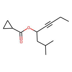 Cyclopropanecarboxylic acid, 2-methyloct-5-yn-4-yl ester