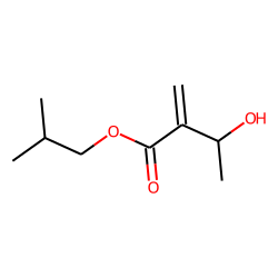 Isobutyl 3-hydroxy-2-methylenebutanoate