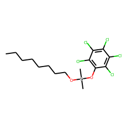 Silane, dimethyl(pentachlorophenoxy)octyloxy-
