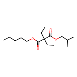 Diethylmalonic acid, isobutyl pentyl ester