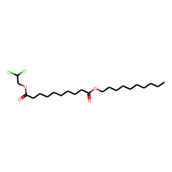 Sebacic acid, decyl 2,2-dichloroethyl ester