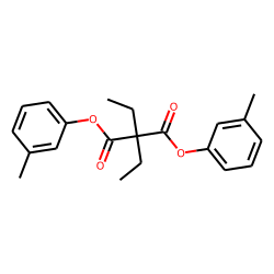 Diethylmalonic acid, di(3-methylphenyl) ester