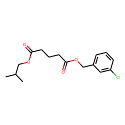 Glutaric acid, 3-chlorobenzyl isobutyl ester