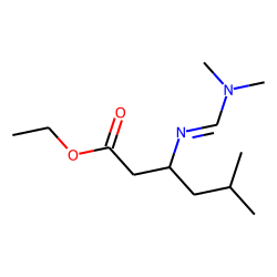 DL-«beta»-Homoleucine, N-dimethylaminomethylene-, ethyl ester