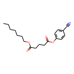 Glutaric acid, 4-cyanophenyl heptyl ester
