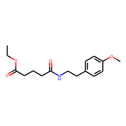 Glutaric acid, monoamide, N-(2-(4-methoxyphenyl)ethyl)-, ethyl ester