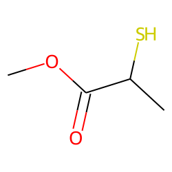 Propanoic acid, 2-mercapto-, methyl ester