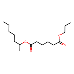 Adipic acid, 2-heptyl propyl ester