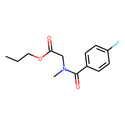 Sarcosine, N-(4-fluorobenzoyl)-, propyl ester