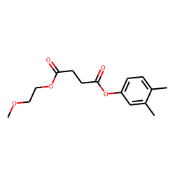 Succinic acid, 3,4-dimethylphenyl 2-methoxyethyl ester