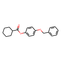 Cyclohexanecarboxylic acid, 4-benzyloxyphenyl ester