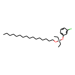 Silane, diethyl(3-chlorophenoxy)hexadecyloxy-