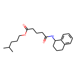 Glutaric acid monoamide, N-(1,2,3,4-tetrahydronaphth-1-yl)-, isohexyl ester