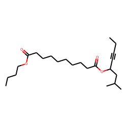 Sebacic acid, butyl 2-methyloct-5-yn-4-yl ester