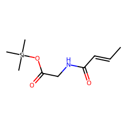 N-CROTONYLGLYCINE, TRIMETHYLSILYL ESTER