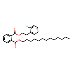 Phthalic acid, 2-(2-fluorophenyl)ethyl tridecyl ester