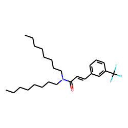 trans-Cinnamamide, N,N-dioctyl-3-trifluoromethyl-