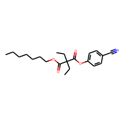Diethylmalonic acid, 4-cyanophenyl heptyl ester