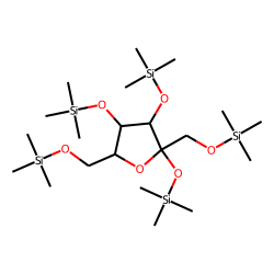 D-(-)-Fructofuranose, pentakis(trimethylsilyl) ether (isomer 1)