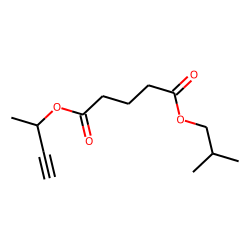 Glutaric acid, but-3-yn-2-yl isobutyl ester