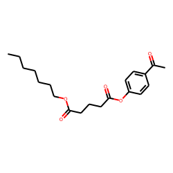 Glutaric acid, 4-acetylphenyl heptyl ester