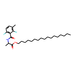D-Alanine, N-(2,6-difluoro-3-methylbenzoyl)-, heptadecyl ester