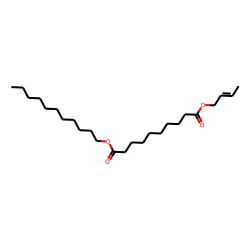 Sebacic acid, but-2-enyl undecyl ester
