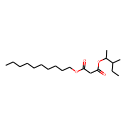Malonic acid, decyl 3-methylpent-2-yl ester