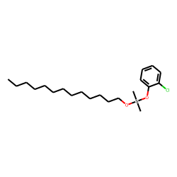 Silane, dimethyl(2-chlorophenoxy)tridecyloxy-