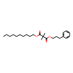 Dimethylmalonic acid, decyl 3-phenylpropyl ester