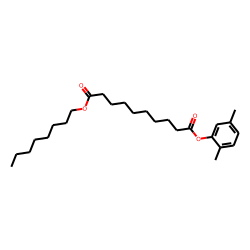 Sebacic acid, 2,5-dimethylphenyl octyl ester