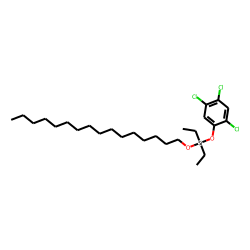Silane, diethylhexadecyloxy(2,4,5-trichlorophenoxy)-