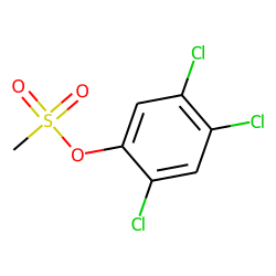 Methylsulfonic acid, 2,4,5-trichlorophenyl ester