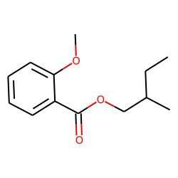 Benzoic acid, 2-methoxy-, 2-methylbutyl ester