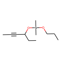 Silane, dimethyl(hex-4-yn-3-yloxy)propoxy-
