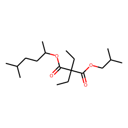 Diethylmalonic acid, isobutyl 5-methylhex-2-yl ester