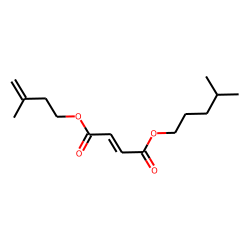 Fumaric acid, isohexyl 3-methylbut-3-enyl ester