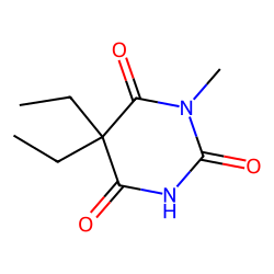 2,4,6(1H,3H,5H)-Pyrimidinetrione, 5,5-diethyl-1-methyl-