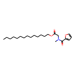 Sarcosine, N-(2-furoyl)-, tetradecyl ester