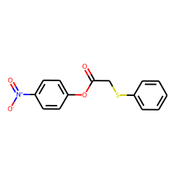 Phenylthioacetic acid, 4-nitrophenyl ester