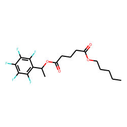 Glutaric acid, 1-(pentafluorophenyl)ethyl pentyl ester
