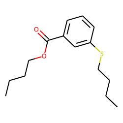 Benzoic acid, 3-(butylthio)-, butyl ester