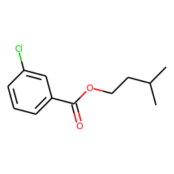 Benzoic acid, 3-chloro, 3-methylbutyl ester