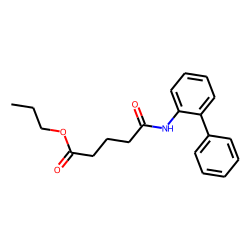 Glutaric acid, monoamide, N-(2-biphenyl)-, propyl ester