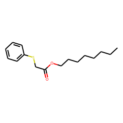 (Phenylthio)acetic acid, octyl ester