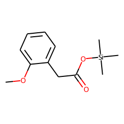 Benzeneacetic acid, 2-methoxy-, trimethylsilyl ester