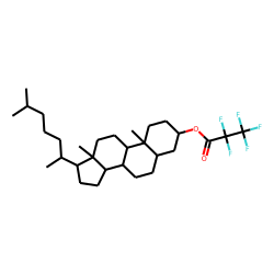5«beta»-Cholestan-3«alpha»-ol, pentafluoropropionate