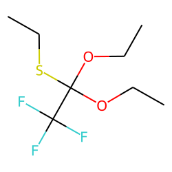 1,1-Diethoxy-2,2,2-trifluoro-1-(ethylthio)ethane