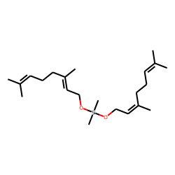 Silane, dimethyldi(trans-3,7-dimethyl-2,6-octadien-1-yloxy)-