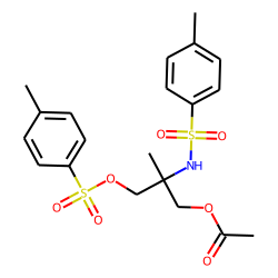 2-Methyl-2-p-toluenesulfonylamino-1,3-propanediol acetate p-toluenesulfonate